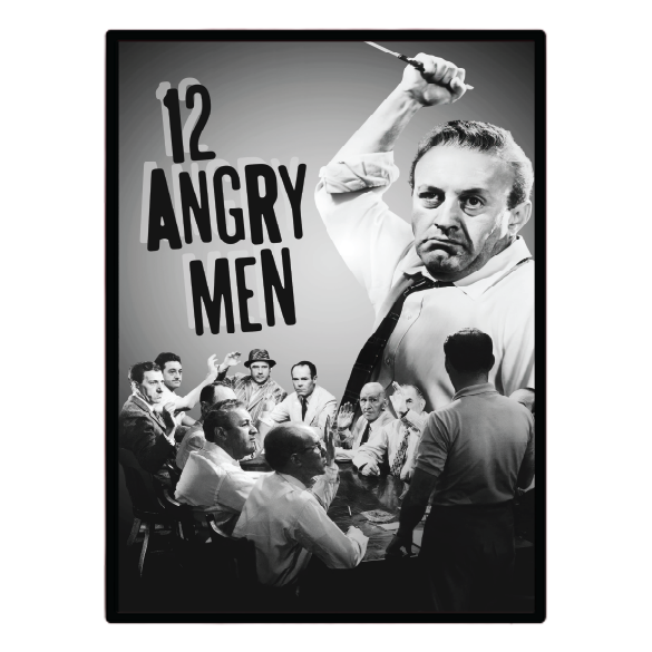 12 Angry Men (1957) Illuminated LED frame display & Poster