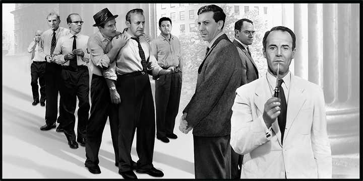 12 Angry Men (1957) Illuminated LED frame display & Poster