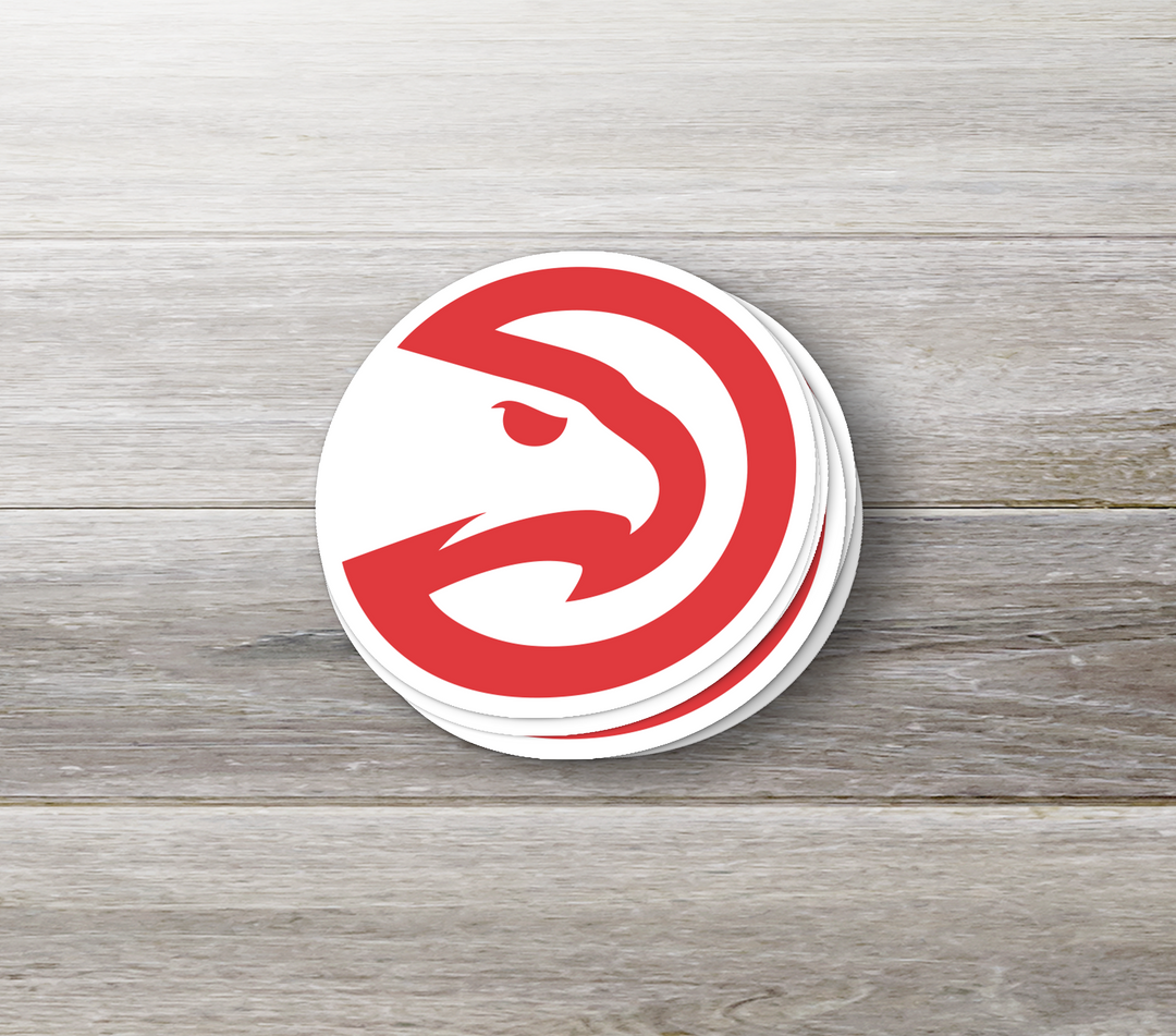 Atlanta Hawks Logo Stickers - Waterproof, Holographic, or Glossy Vinyl - Soar in Style! Atlanta Hawks Logo Stickers - Rozovy