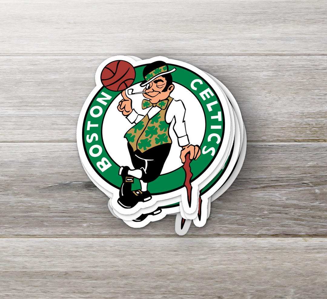 Boston Celtics Logo Stickers - Waterproof, Holographic or Glossy Vinyl - Slam Dunk Your Style! Boston Celtics Logo Stickers - Rozovy