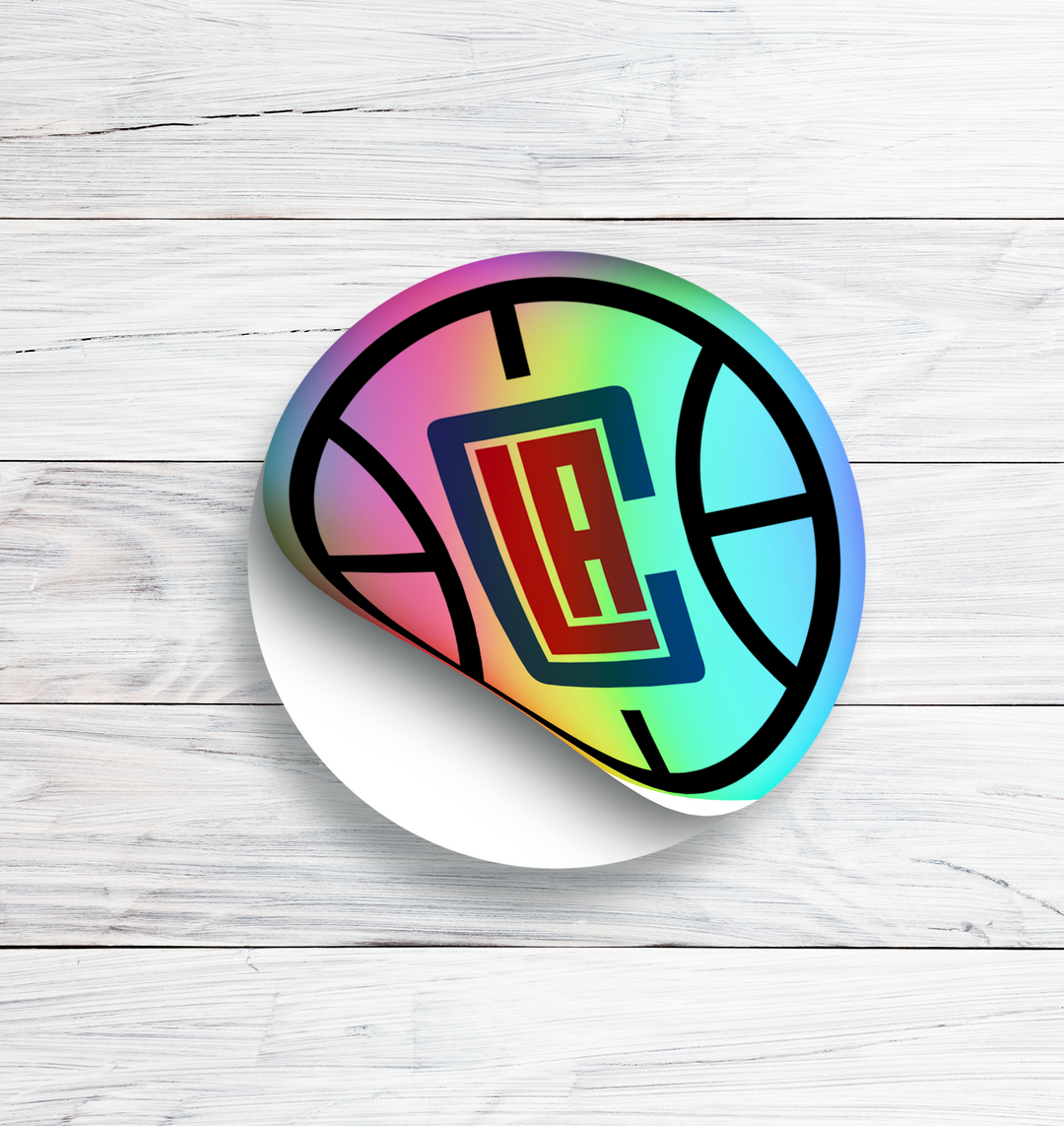 Los Angeles Clippers Logo Sticker - Holographic or Glossy - Waterproof - Great Gift NBA Stickers - Rozovy