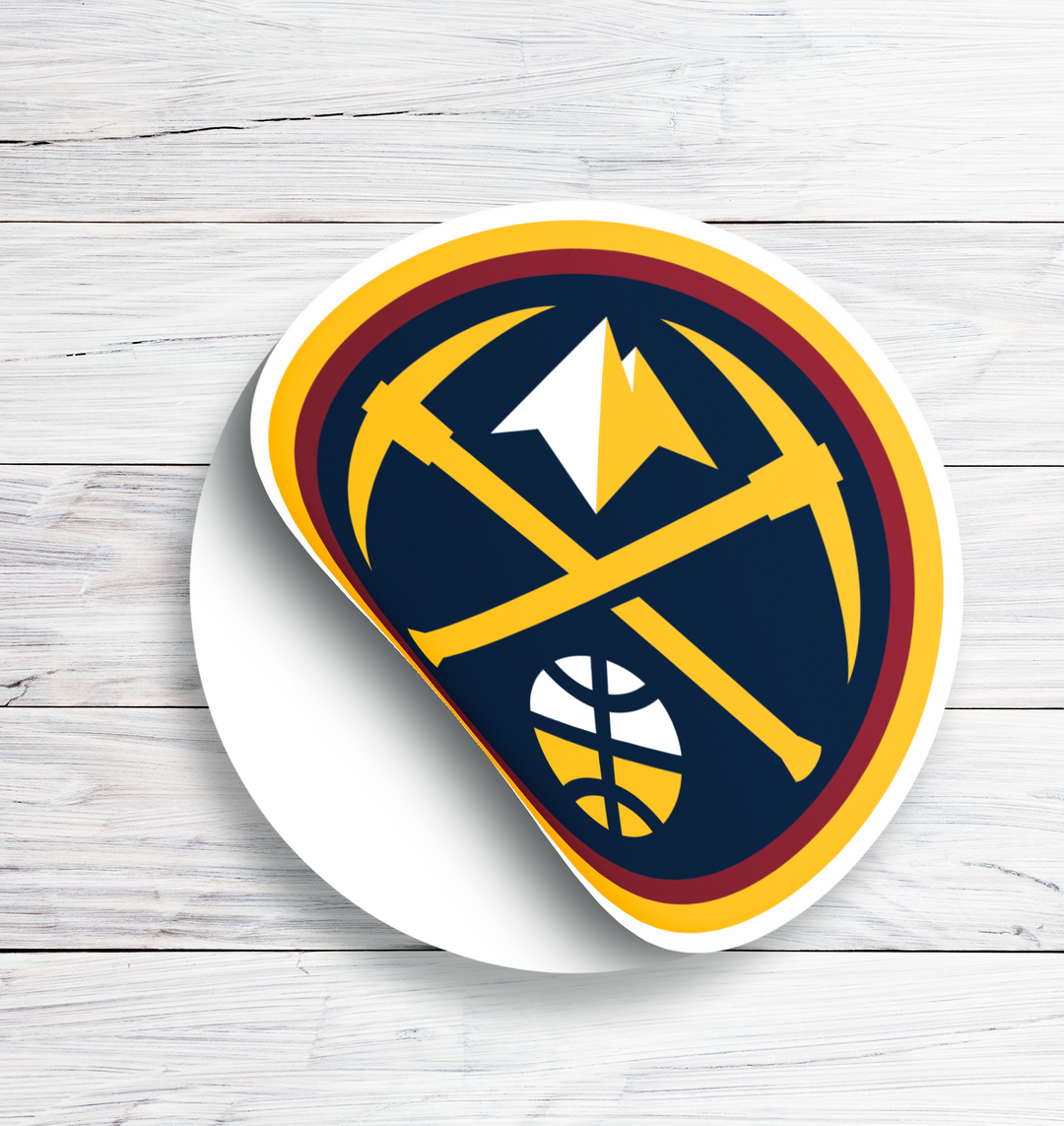 Elevate Your Style with Denver Nuggets Logo Stickers! 🏀✨ Denver Nuggets - Rozovy