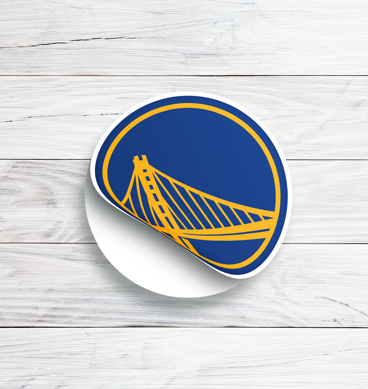 Golden State Warriors Logo Stickers - Waterproof, Holographic or Glossy Vinyl - Splash Your Style! Stickers - Rozovy