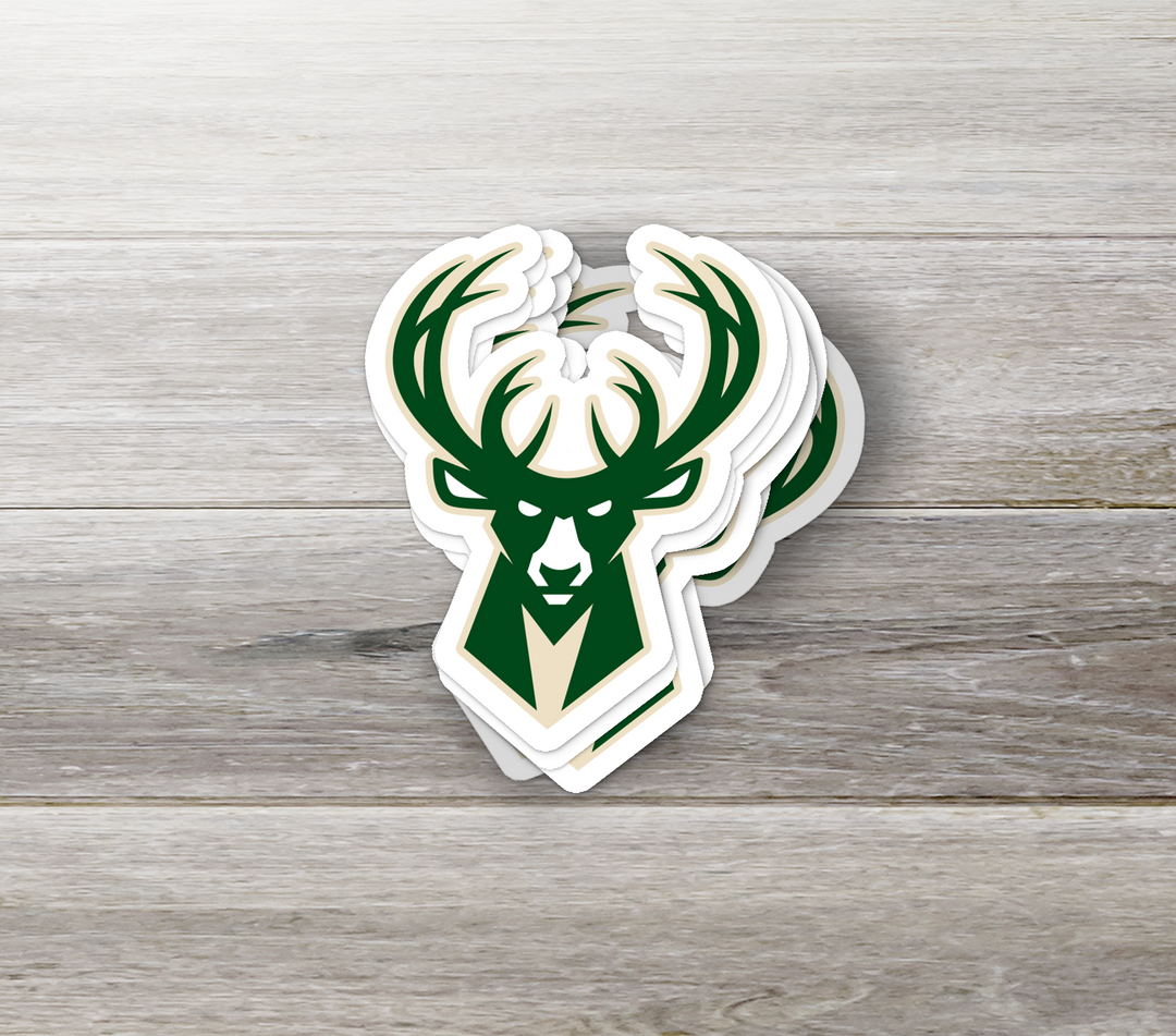 Milwaukee Bucks Logo Stickers - Waterproof, Holographic, or Glossy Vinyl - Buckle Up Your Style! Milwaukee Bucks Logo Stickers - Rozovy