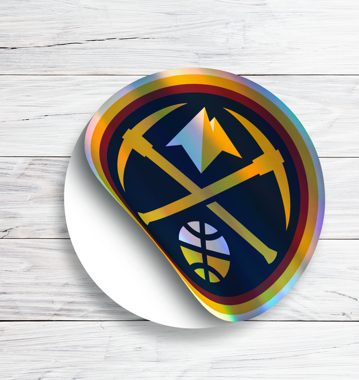 Elevate Your Style with Denver Nuggets Logo Stickers! 🏀✨ Denver Nuggets - Rozovy