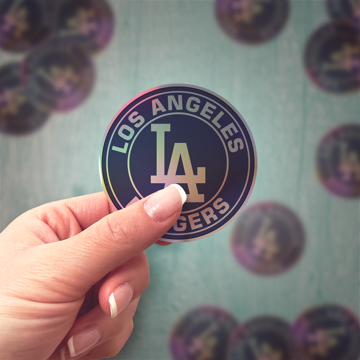 LA Dodgers Stickers. Waterproof, Holographic or Glossy Vinyl Sticker. MBL Stickers - Rozovy