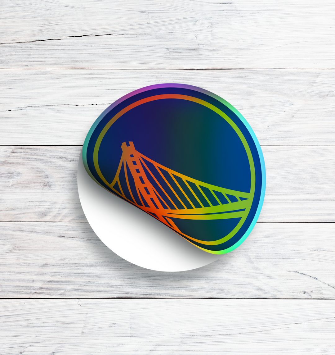 Golden State Warriors Logo Stickers - Waterproof, Holographic or Glossy Vinyl - Splash Your Style! Stickers - Rozovy