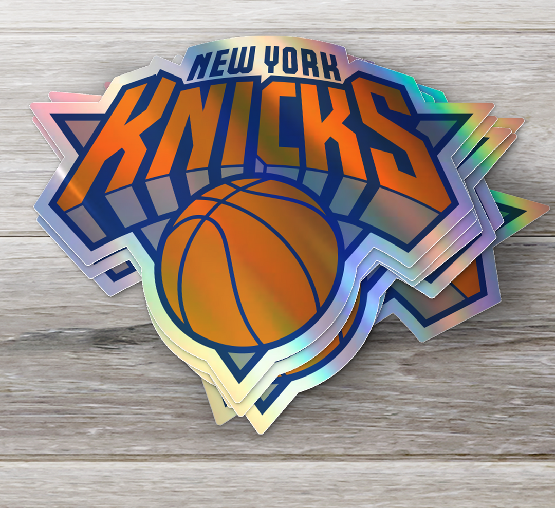 New York Knicks Logo Stickers - Waterproof, Holographic or Glossy Vinyl - Slam Dunk Your Style in the Big Apple! New York Knicks Logo Stickers - Rozovy