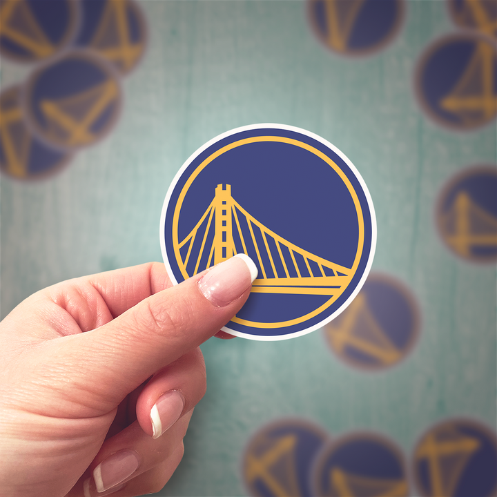 Golden State Warriors Logo Stickers - Waterproof, Holographic or Glossy Vinyl - Splash Your Style! Stickers - Rozovy