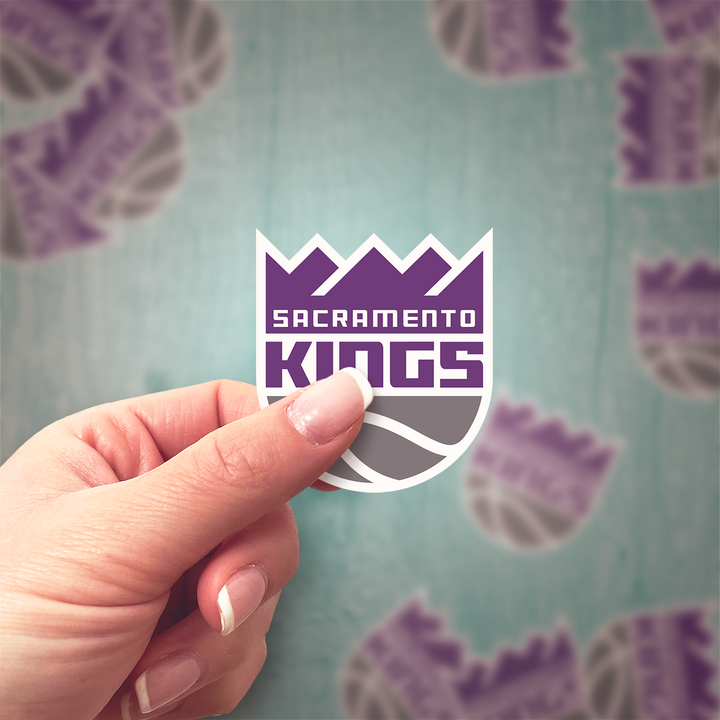 Sacramento Kings Logo Sticker - Holographic or Glossy - Waterproof - Great Gift NBA Stickers - Rozovy