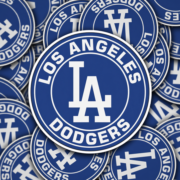 LA Dodgers Stickers. Waterproof, Holographic or Glossy Vinyl Sticker. MBL Stickers - Rozovy