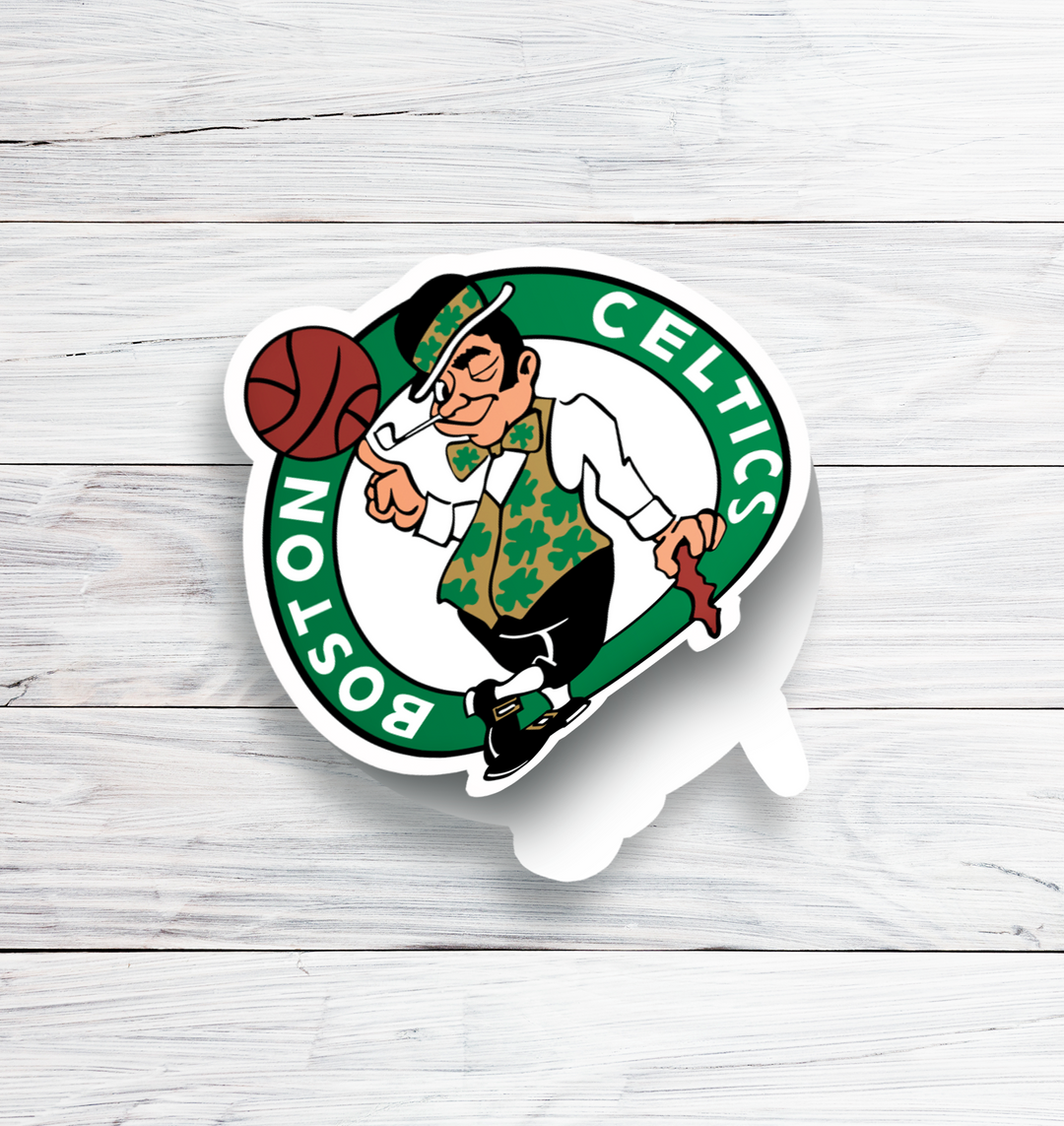 Boston Celtics Logo Stickers - Waterproof, Holographic or Glossy Vinyl - Slam Dunk Your Style! Boston Celtics Logo Stickers - Rozovy