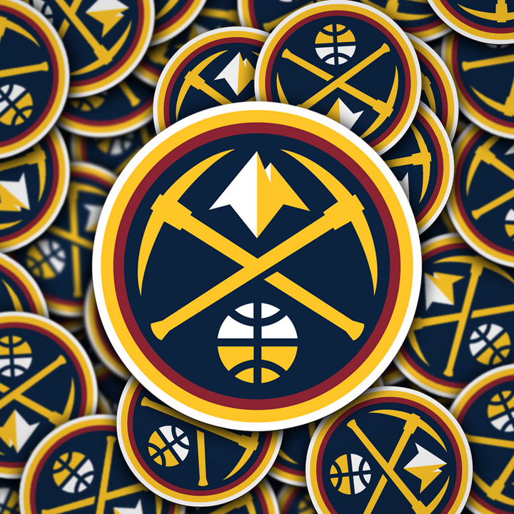 Elevate Your Style with Denver Nuggets Logo Stickers! 🏀✨ Denver Nuggets - Rozovy