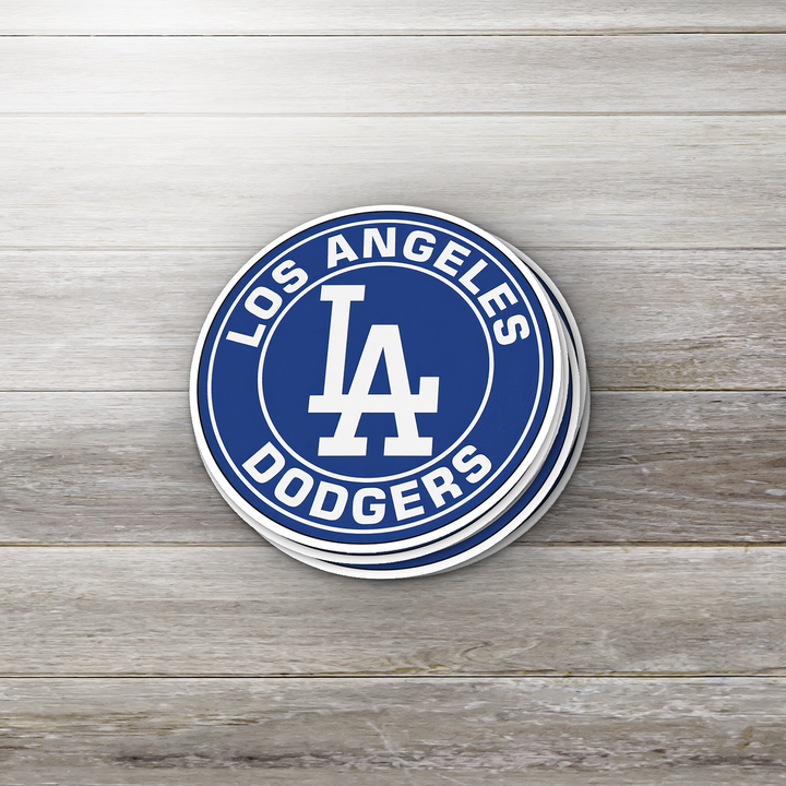 LA Dodgers Stickers. Waterproof, Holographic or Glossy Vinyl Sticker. MBL Stickers - Rozovy