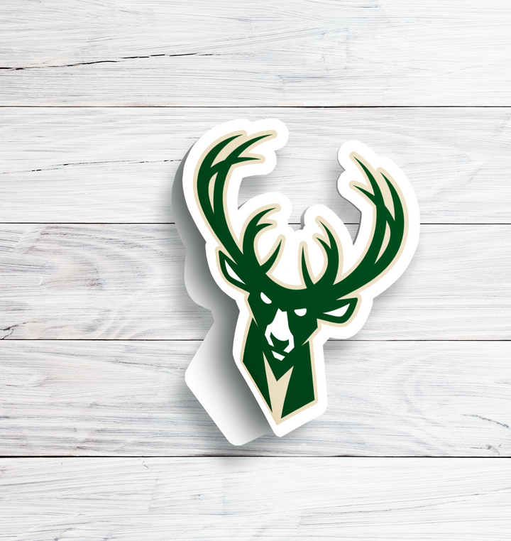 Milwaukee Bucks Logo Stickers - Waterproof, Holographic, or Glossy Vinyl - Buckle Up Your Style! Milwaukee Bucks Logo Stickers - Rozovy