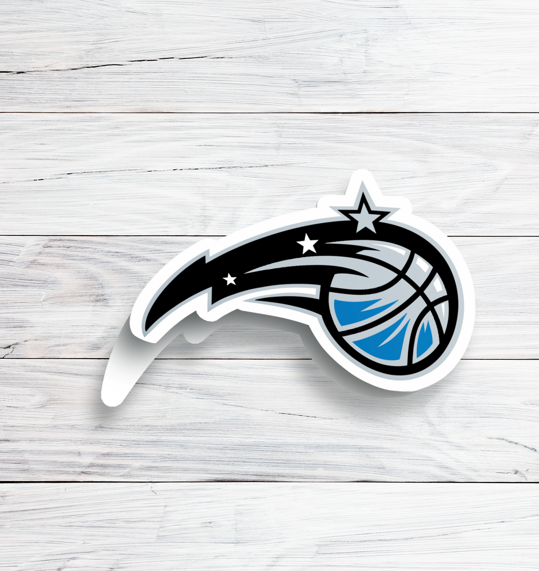 Orlando Magic Logo Stickers - Waterproof, Holographic, or Glossy Vinyl - Cast a Spell on Your Style! Orlando Magic Logo Stickers - Rozovy