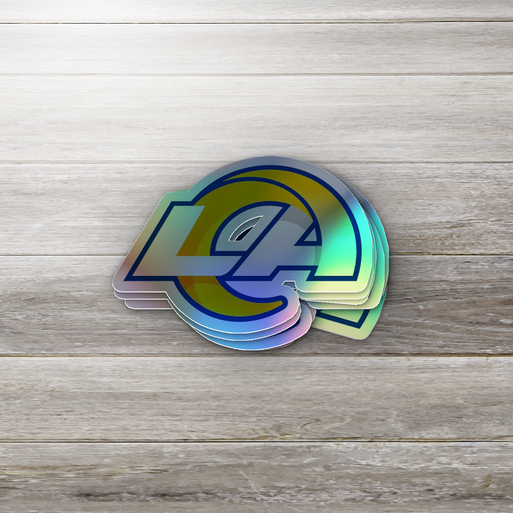 Los Angeles Rams Logo Sticker Holographic or Glossy Vinyl Stickers - Rozovy