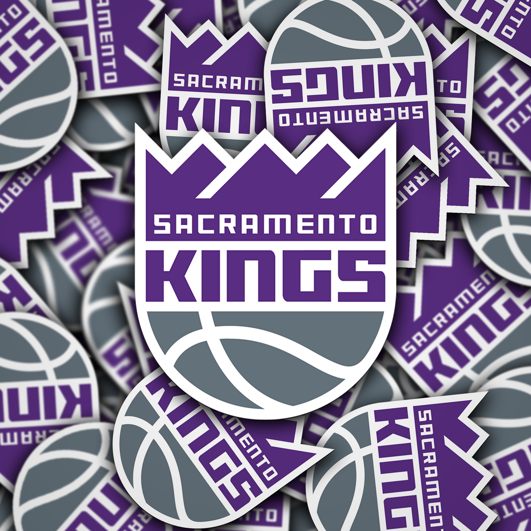 Sacramento Kings Logo Sticker - Holographic or Glossy - Waterproof - Great Gift NBA Stickers - Rozovy