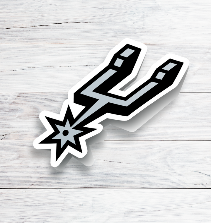 Spur On Your Style with San Antonio Spurs Logo Stickers! San Antonio Spurs Logo Stickers - Rozovy