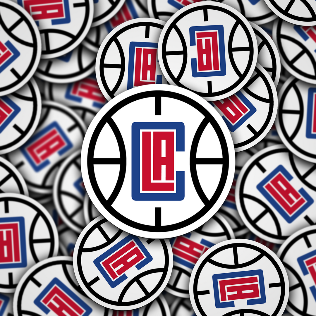 Los Angeles Clippers Logo Sticker - Holographic or Glossy - Waterproof - Great Gift NBA Stickers - Rozovy