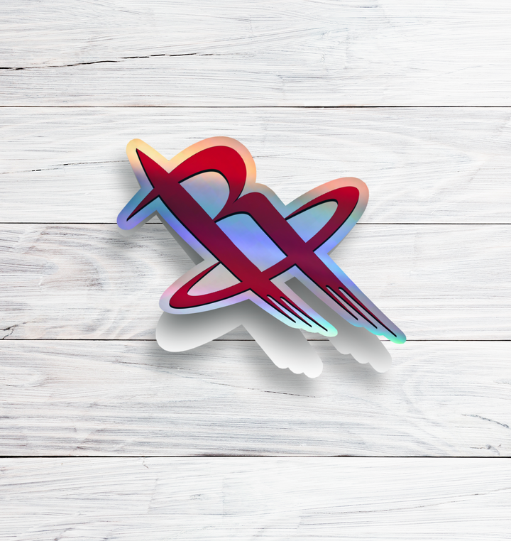 Houston Rockets Logo Sticker - Holographic or Glossy - Waterproof - Great Gift Houston Rockets Logo Sticker - Rozovy