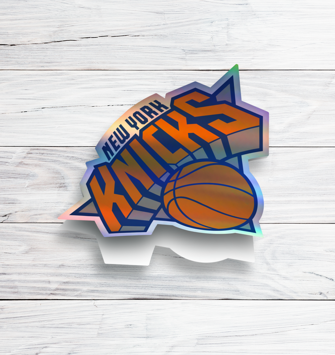 New York Knicks Logo Stickers - Waterproof, Holographic or Glossy Vinyl - Slam Dunk Your Style in the Big Apple! New York Knicks Logo Stickers - Rozovy