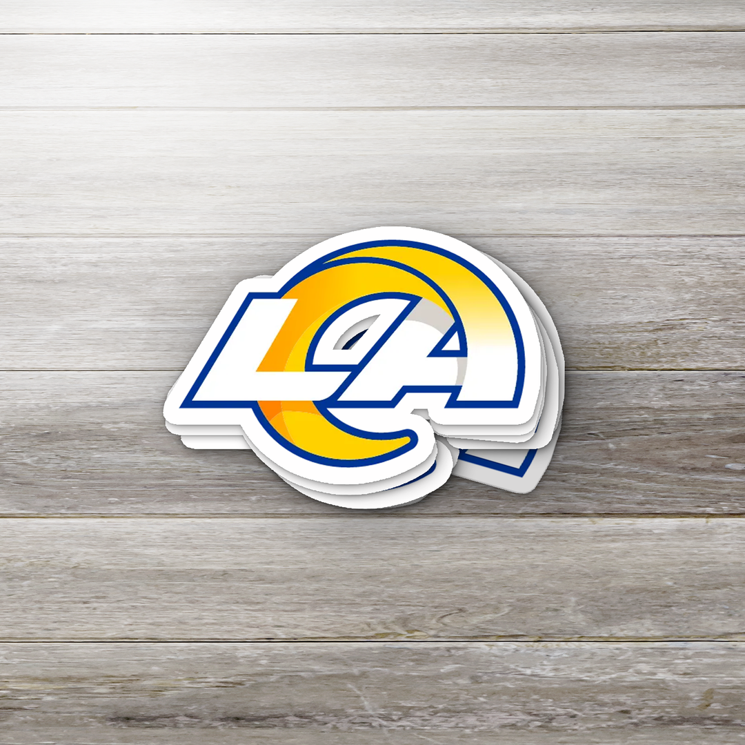 Los Angeles Rams Logo Sticker Holographic or Glossy Vinyl Stickers - Rozovy