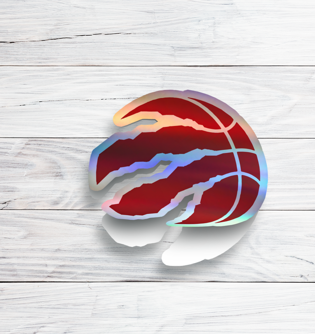 Toronto Raptors Logo Stickers - Waterproof, Holographic, or Glossy Vinyl - Roar with Style! Toronto Raptors Logo Stickers - Rozovy