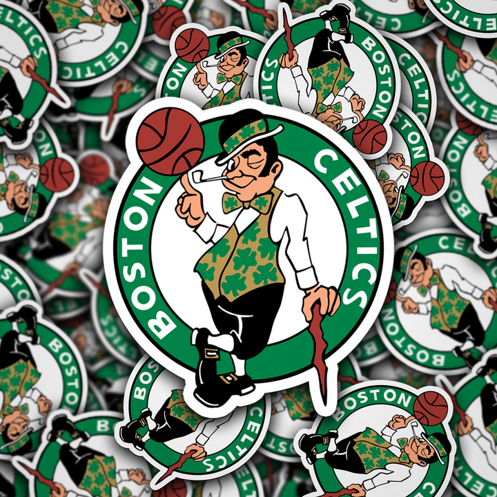 Boston Celtics Logo Stickers - Waterproof, Holographic or Glossy Vinyl - Slam Dunk Your Style! Boston Celtics Logo Stickers - Rozovy