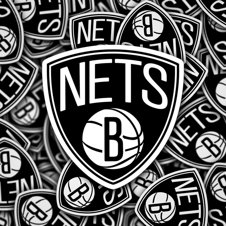 Brooklyn Nets Logo Stickers - Waterproof, Holographic or Glossy Vinyl - Elevate Your Style Courtside! Brooklyn Nets Logo Sticker - Rozovy