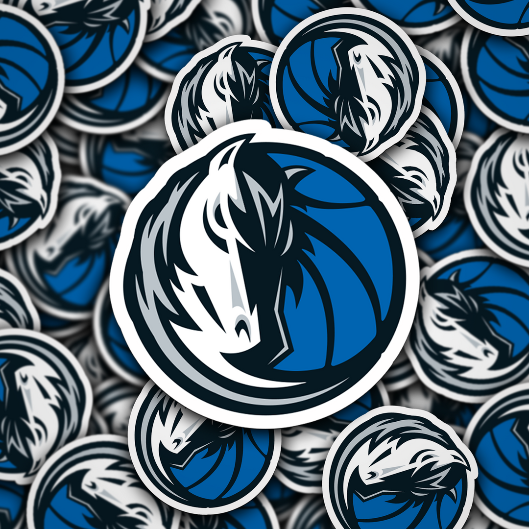 Maverick Up Your Gear with Dallas Mavericks Logo Stickers! 🏀✨ Dallas Mavericks - Rozovy