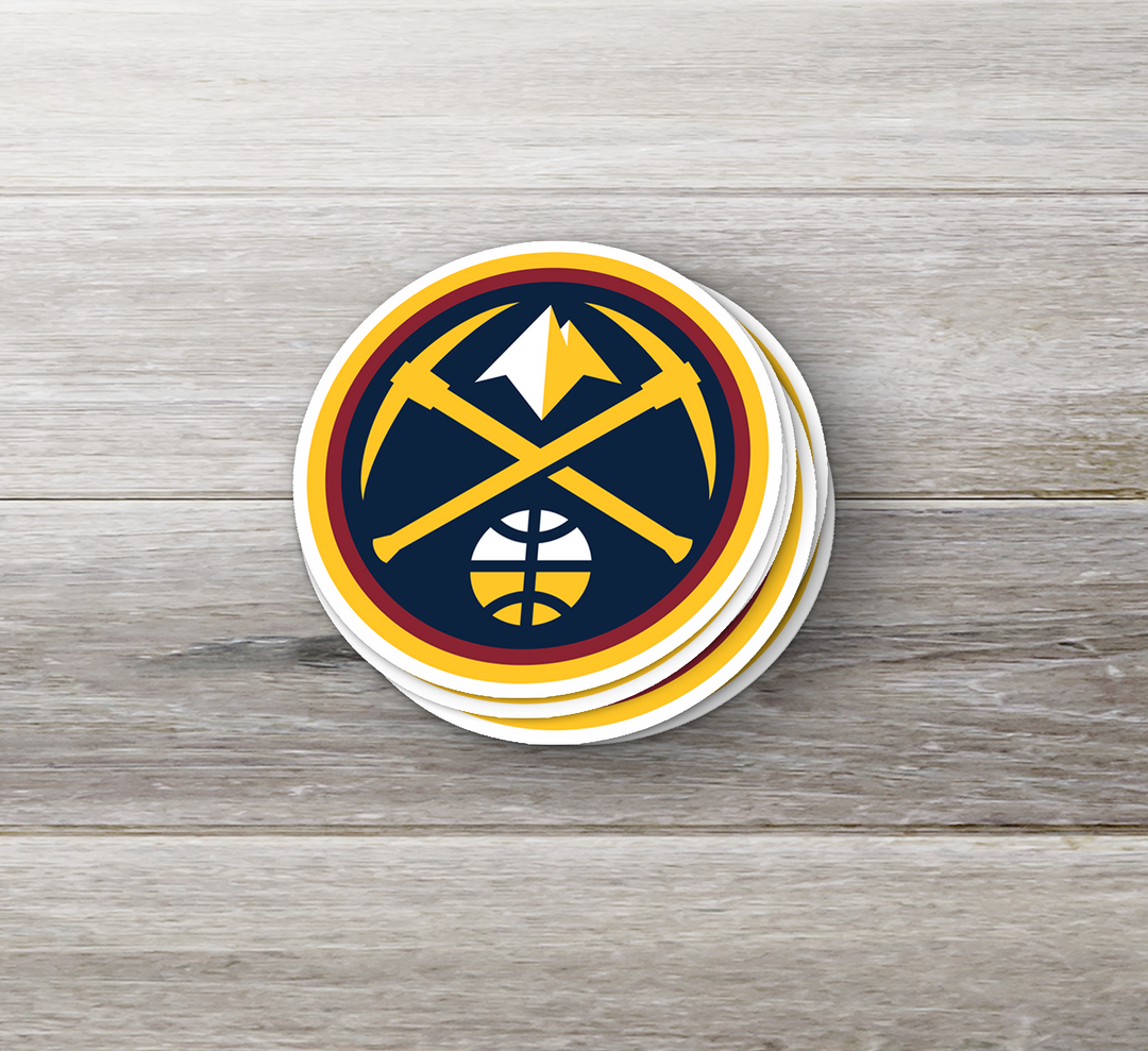 Elevate Your Style with Denver Nuggets Logo Stickers! 🏀✨ Denver Nuggets - Rozovy