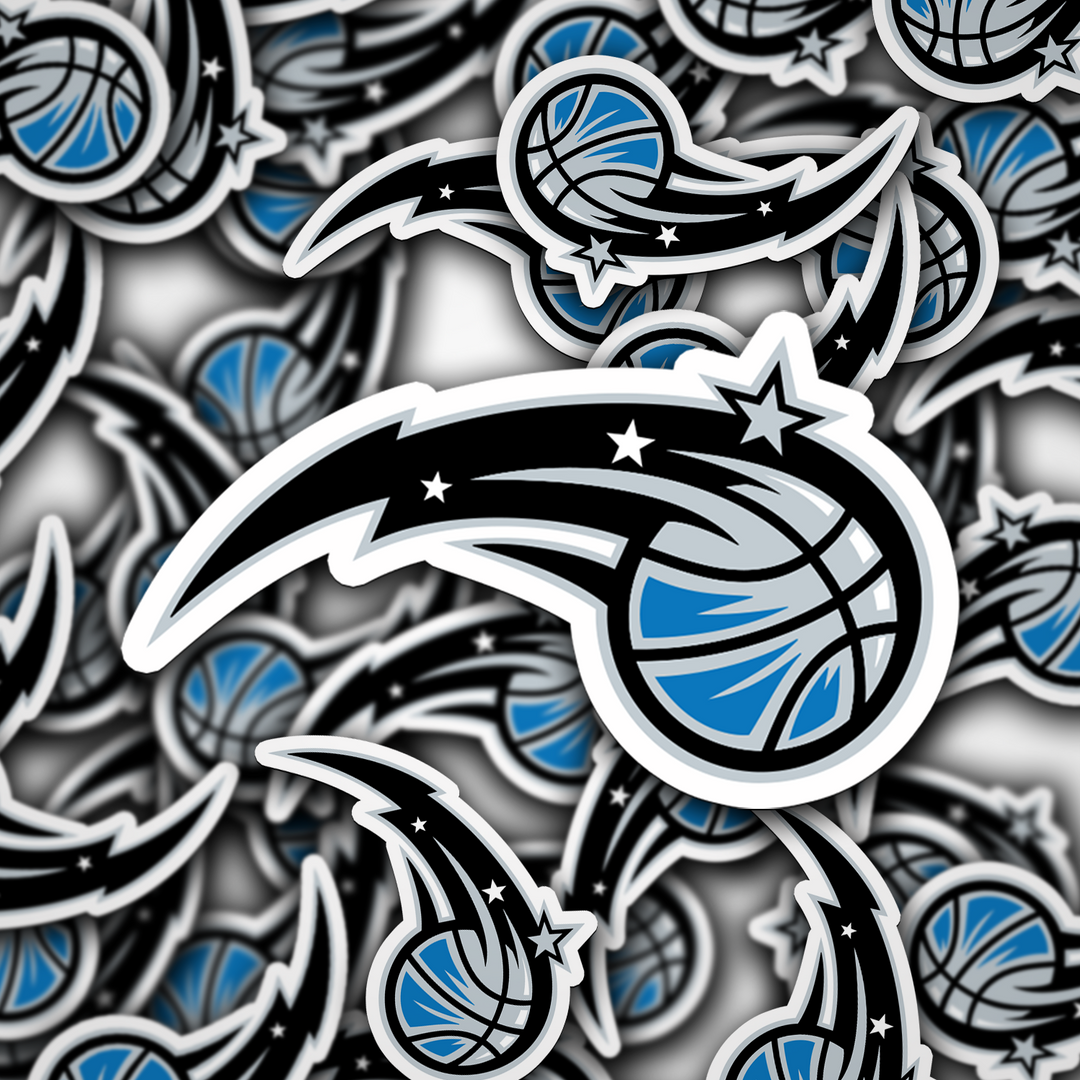 Orlando Magic Logo Stickers - Waterproof, Holographic, or Glossy Vinyl - Cast a Spell on Your Style! Orlando Magic Logo Stickers - Rozovy