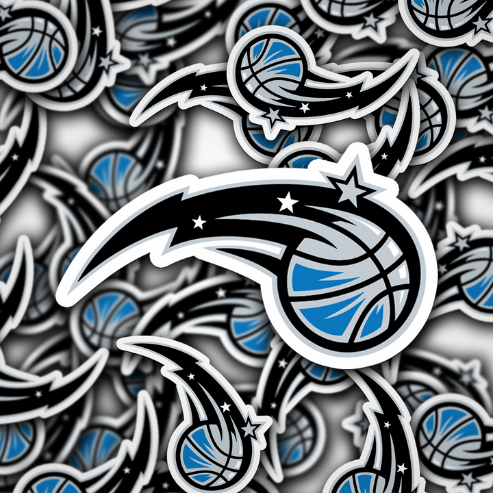 Orlando Magic Logo Stickers - Waterproof, Holographic, or Glossy Vinyl - Cast a Spell on Your Style! Orlando Magic Logo Stickers - Rozovy