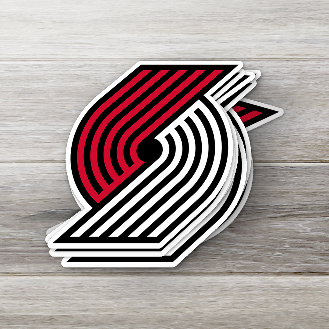 Portland Trail Blazers Logo Sticker - Holographic or Glossy - Waterproof - Great Gift Portland Trail Blazers Logo Sticker - Rozovy