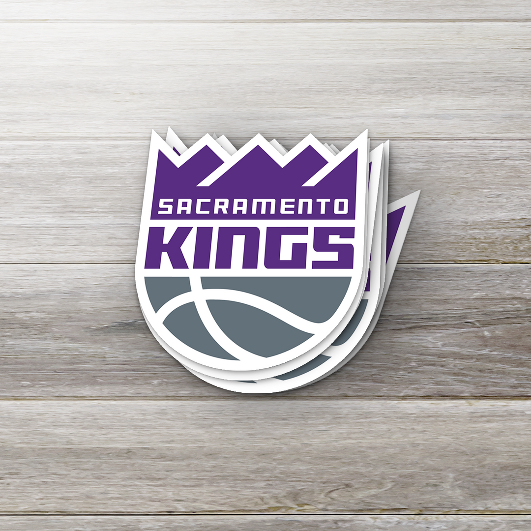 Sacramento Kings Logo Sticker - Holographic or Glossy - Waterproof - Great Gift NBA Stickers - Rozovy