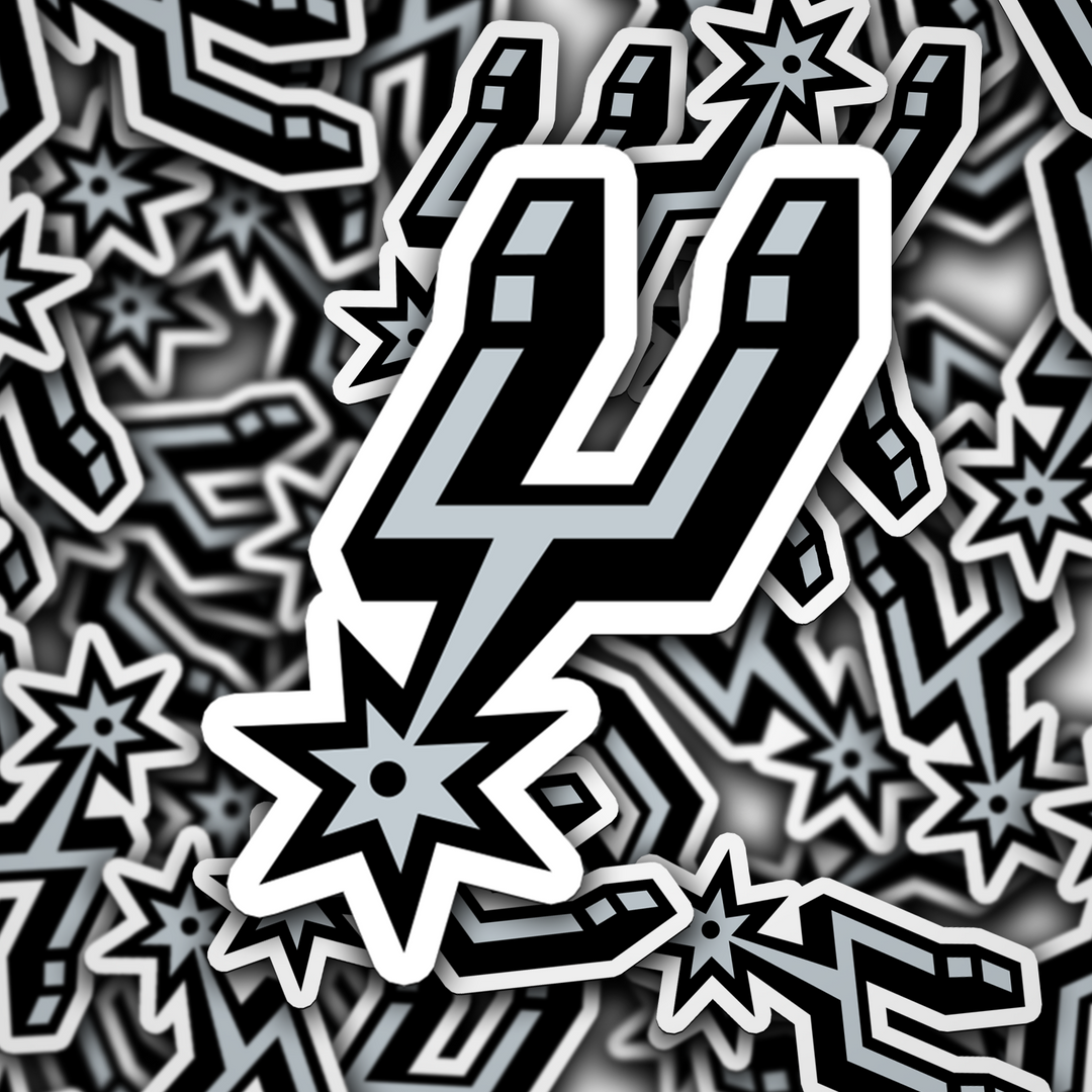 Spur On Your Style with San Antonio Spurs Logo Stickers! San Antonio Spurs Logo Stickers - Rozovy