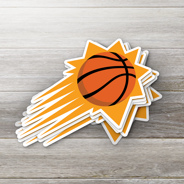 Phoenix Suns Logo Sticker - Holographic or Glossy - Waterproof - Great Gift NBA Stickers - Rozovy