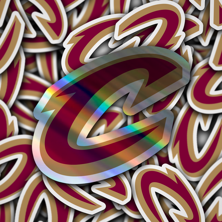 Cleveland Cavaliers Logo Stickers - Waterproof, Holographic, or Glossy Vinyl - Score with Style! Cleveland Cavaliers Logo Stickers - Rozovy