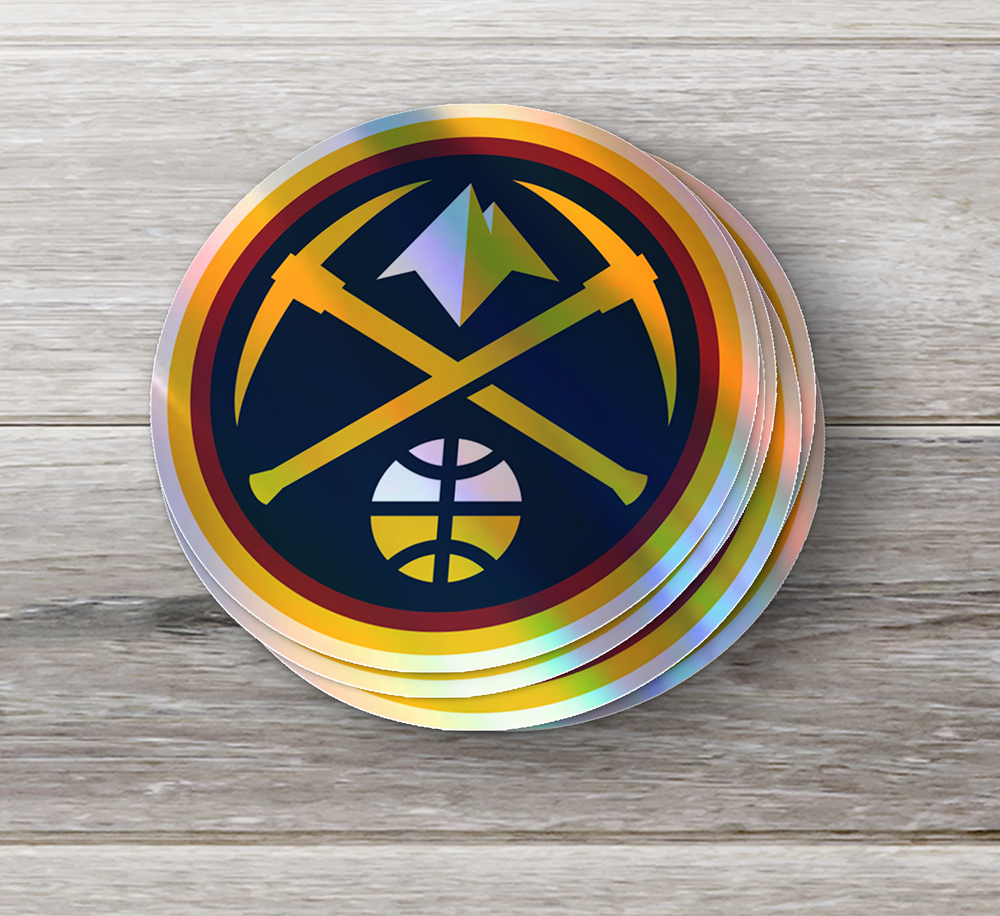 Elevate Your Style with Denver Nuggets Logo Stickers! 🏀✨ Denver Nuggets - Rozovy