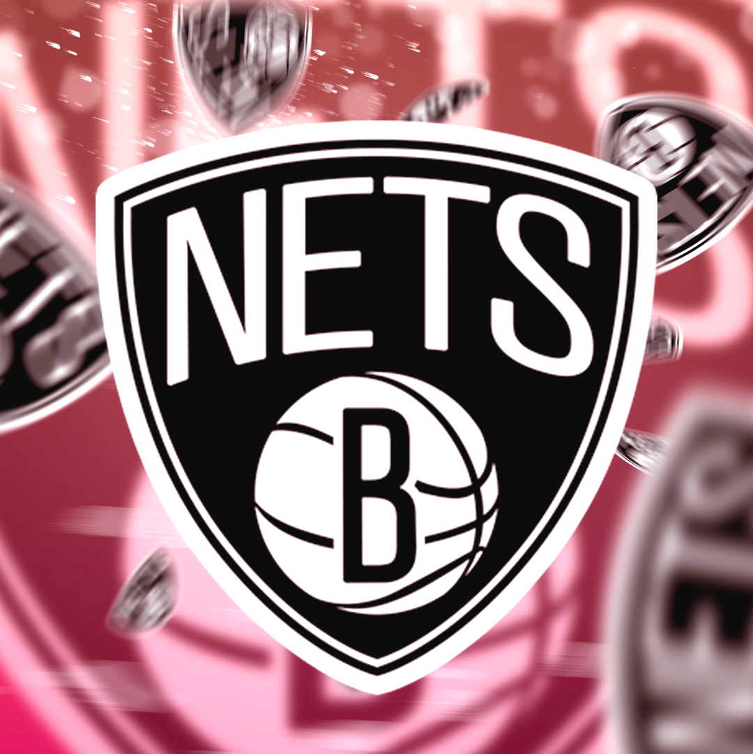 Brooklyn Nets Logo Stickers - Waterproof, Holographic or Glossy Vinyl - Elevate Your Style Courtside! Brooklyn Nets Logo Sticker - Rozovy