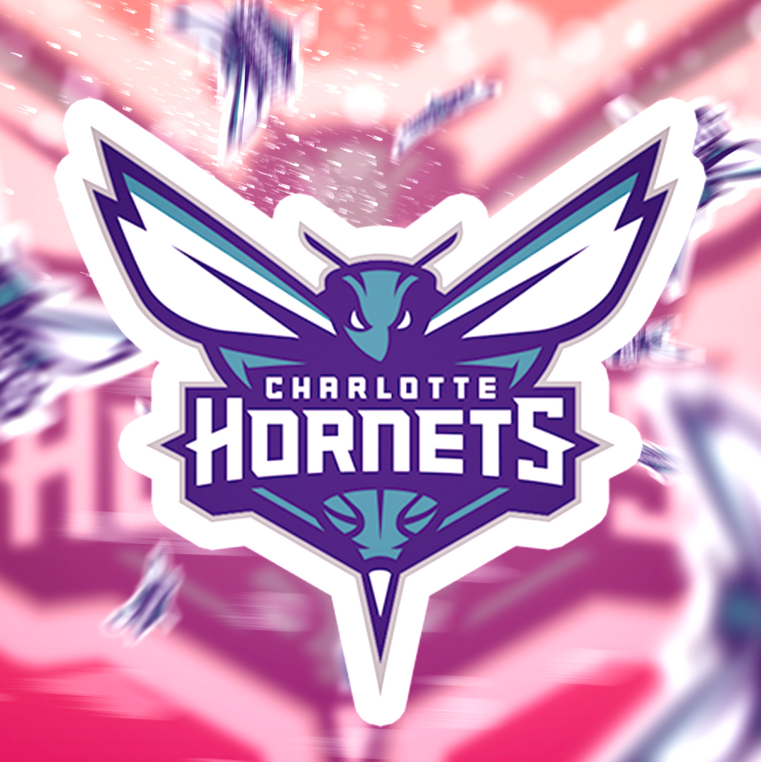 Charlotte Hornets Logo Stickers - Waterproof, Holographic, or Glossy Vinyl - Buzz with Style! Charlotte Hornets Logo Stickers - Rozovy