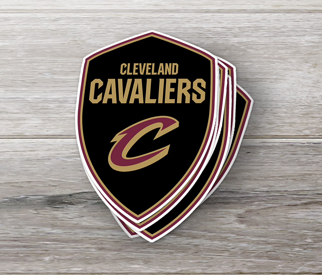 Cleveland Cavaliers 2022/23 - 2023/24 Logo Stickers - Waterproof, Holographic, or Glossy Vinyl - Score with Style! Cleveland Cavaliers Logo Stickers - Rozovy