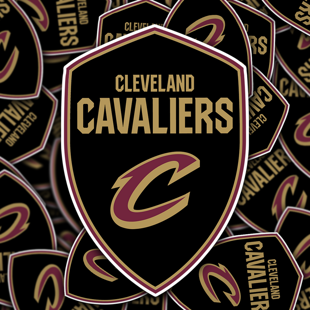 Cleveland Cavaliers 2022/23 - 2023/24 Logo Stickers - Waterproof, Holographic, or Glossy Vinyl - Score with Style! Cleveland Cavaliers Logo Stickers - Rozovy