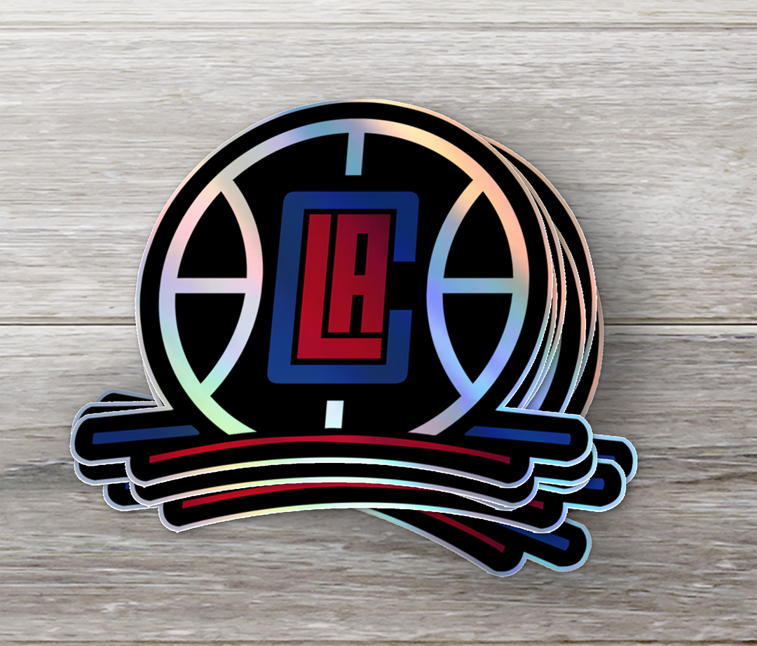 Los Angeles Clippers Sticker - Holographic or Glossy - Waterproof - Great Gift NBA Stickers - Rozovy