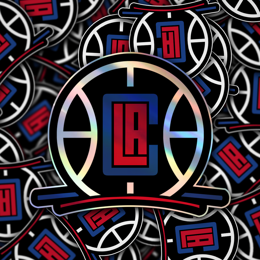 Los Angeles Clippers Sticker - Holographic or Glossy - Waterproof - Great Gift NBA Stickers - Rozovy