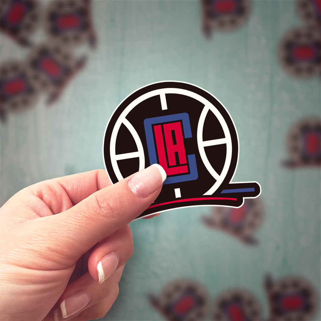 Los Angeles Clippers Sticker - Holographic or Glossy - Waterproof - Great Gift NBA Stickers - Rozovy