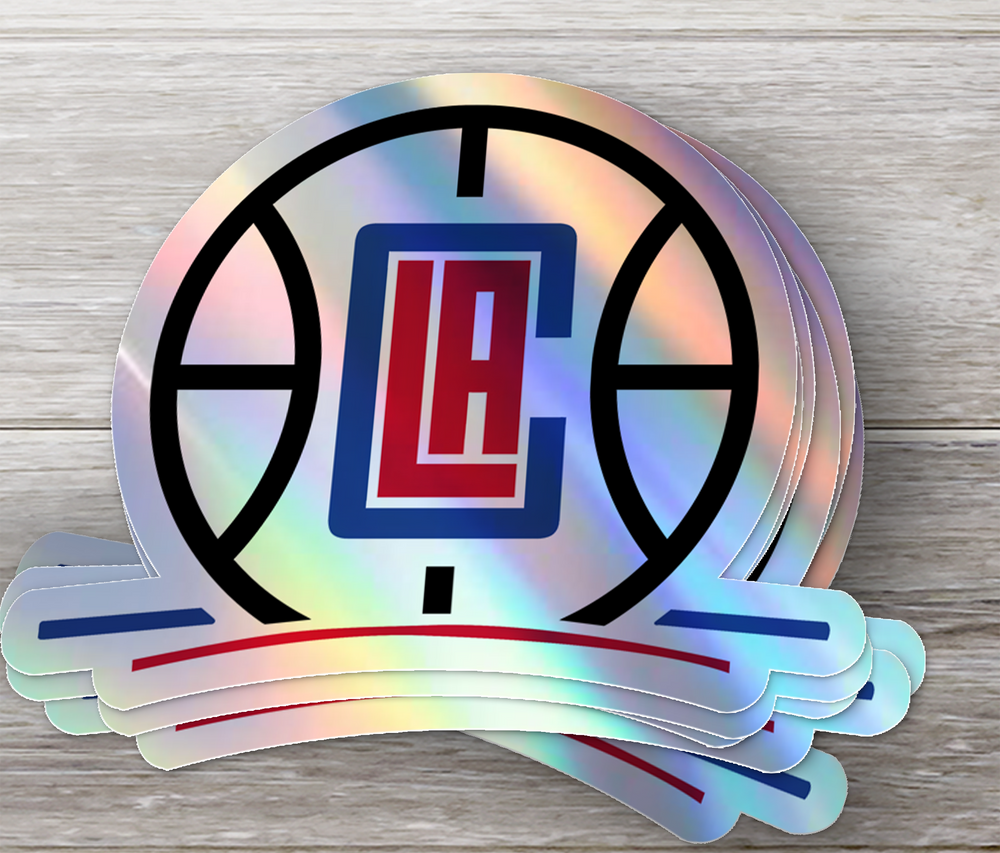 Los Angeles Clippers Sticker - Holographic or Glossy - Waterproof - Great Gift NBA Stickers - Rozovy