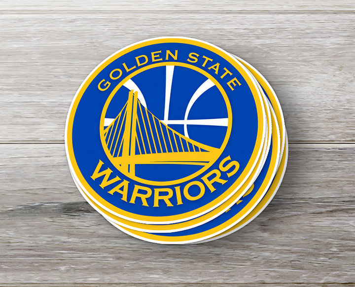 Golden State Warriors Logo Stickers - Waterproof, Holographic or Glossy Vinyl - Splash Your Style!