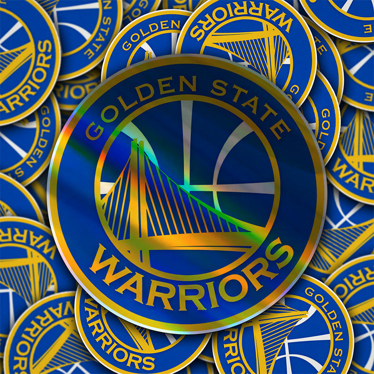 Golden State Warriors Logo Stickers - Waterproof, Holographic or Glossy Vinyl - Splash Your Style!